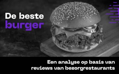 The best burger - an analysis based on reviews of delivery restaurants
