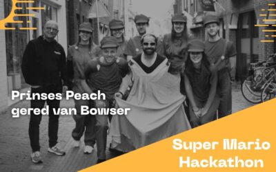 Princess Peach rescued from the clutches of Bowser at the Super Mario Hackathon